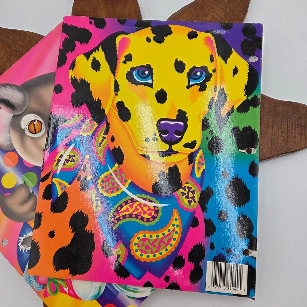 Vintage Lisa Frank Stuart Hall 2-Pocket Folders Dalmatian Koala Set of 2